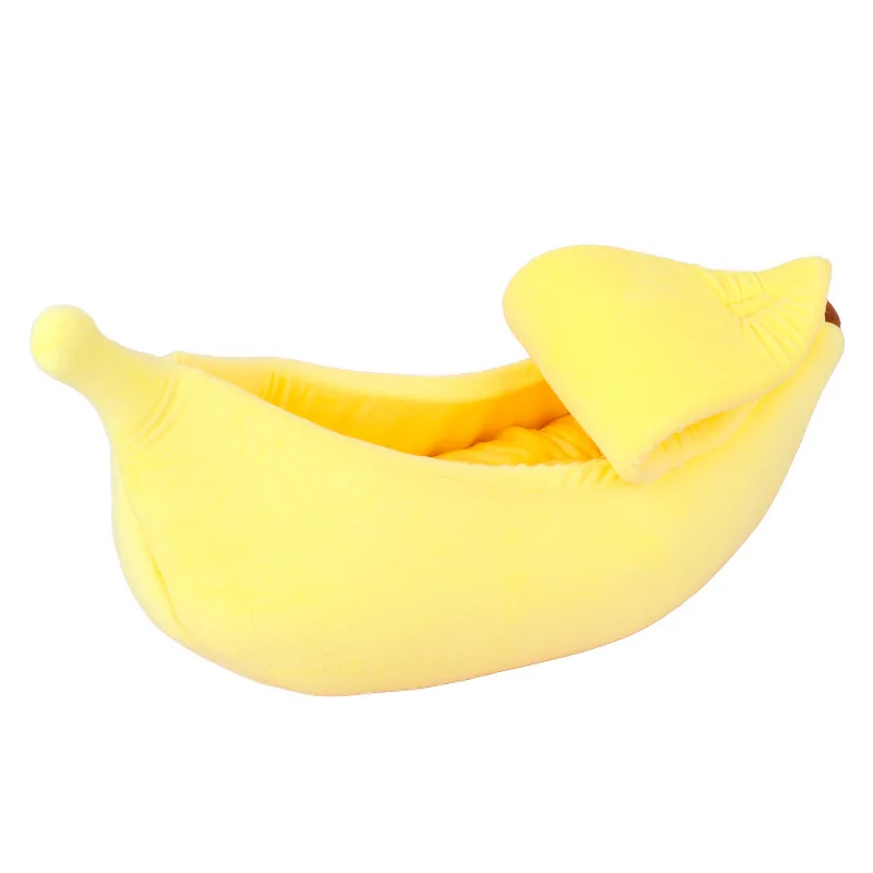 Hot Banana Shape Pet Dog Cat Bed House Mat Durable Kennel Doggy Puppy Cushion Basket Warm Portable Supplies | Дом и сад