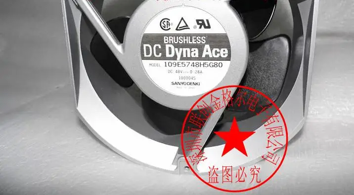 

BRAND NEW 109E5748H5G80 ORIGINAL JAPAN 48V 0.28A 172*150*51 ALUMINIUM FRAME FAN FANS