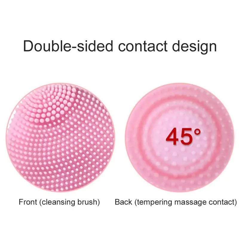 Силиконовый Очищающий Инструмент водостойкий для лица нагревающий очиститель