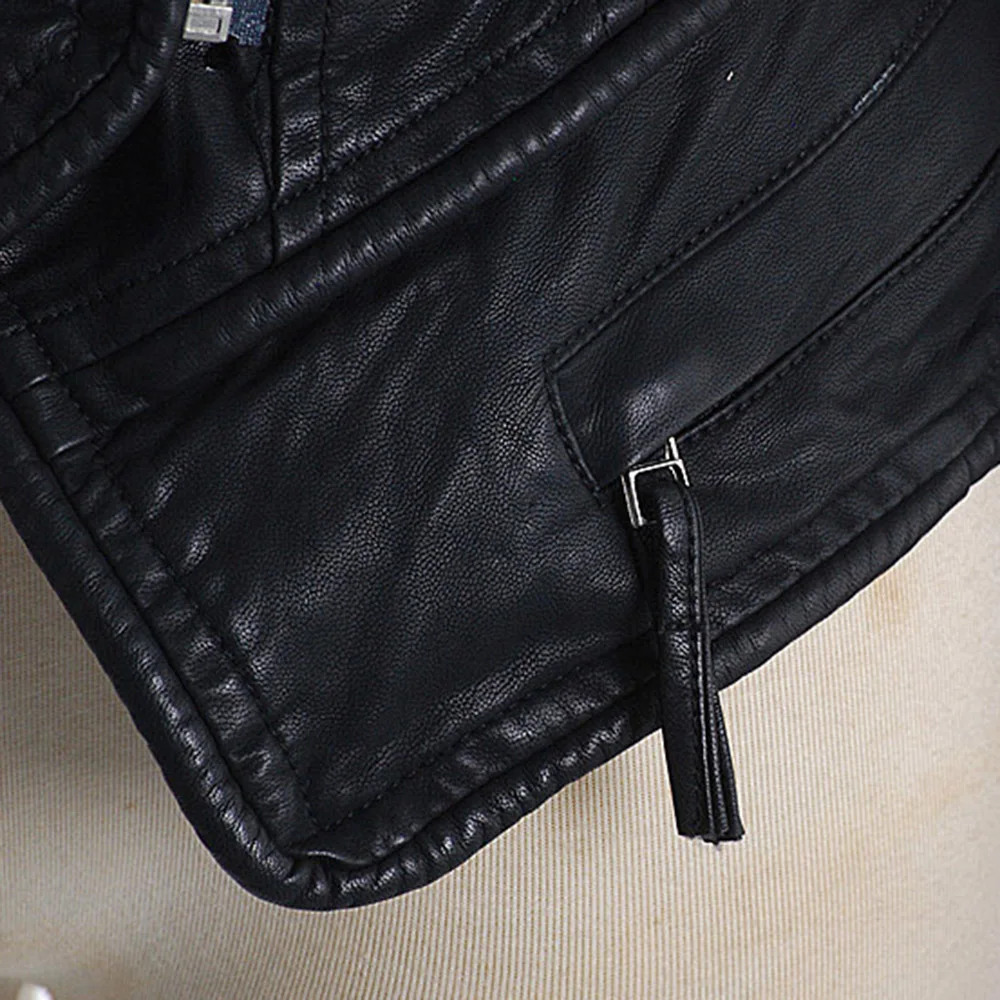 

Rosetic Punk Rock Rivet Black PU Leather Jackets Women 2020 Fall Gothic Motorcycle Jacket Casual Streetwear Outwear Winter Coat