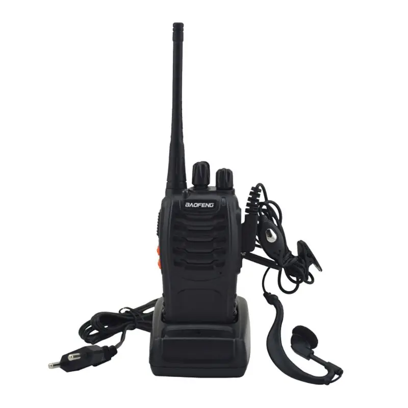 2 шт./лот BAOFENG BF-888S иди и болтай Walkie talkie UHF приемно-передающая радиоустановка Baofeng 888s