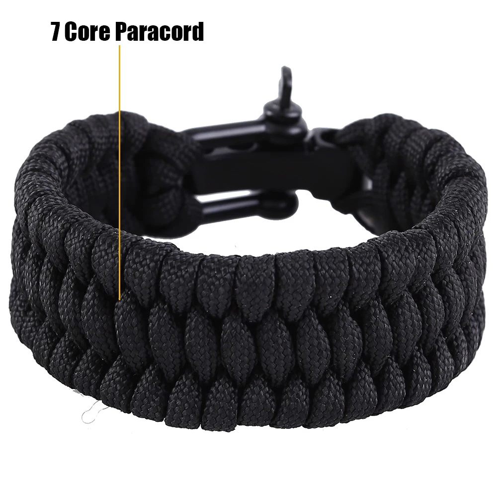 23 см EDC выживание спасательный Зонт веревка тактические плетеные браслеты