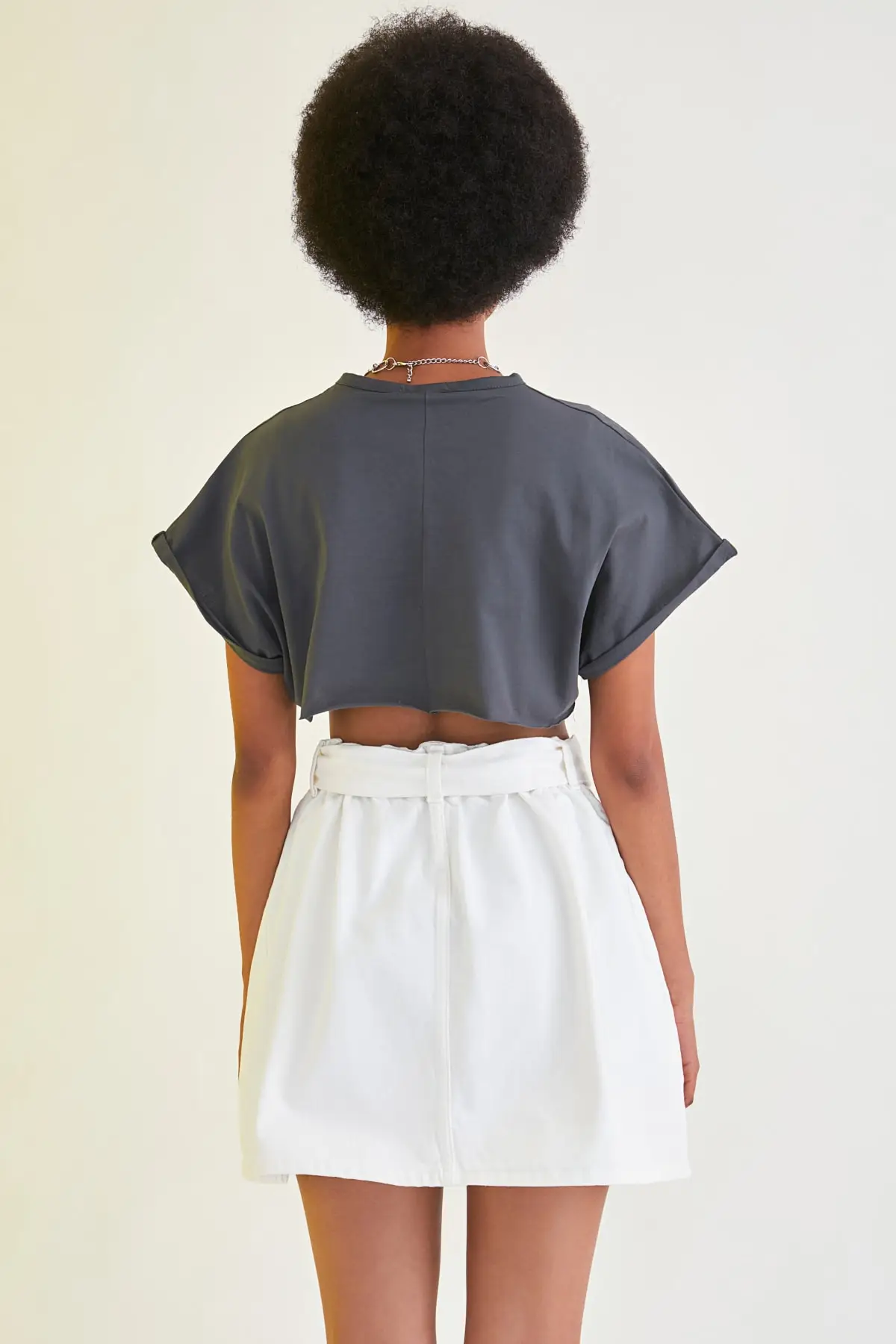 

Trendyol Belt Detailed Denim Skirt TWOSS21ET0394