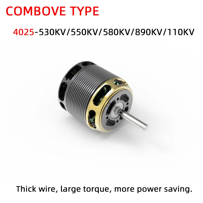 

COMBOVE TYPE IV 4025-530/550/580/890/1100KV Brushless Motor for 550/600 Align Trex TAROT KDS A5 XL520 RC Helicopter