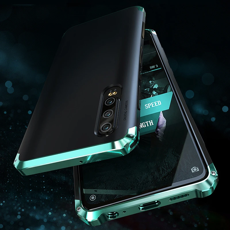 Роскошный чехол huawei P30pro с защитой от отпечатков пальцев для телефона huawei P30 Pro, противоударный алюминиевый металлический жесткий чехол для телефона huawei P 30 Pro, чехол