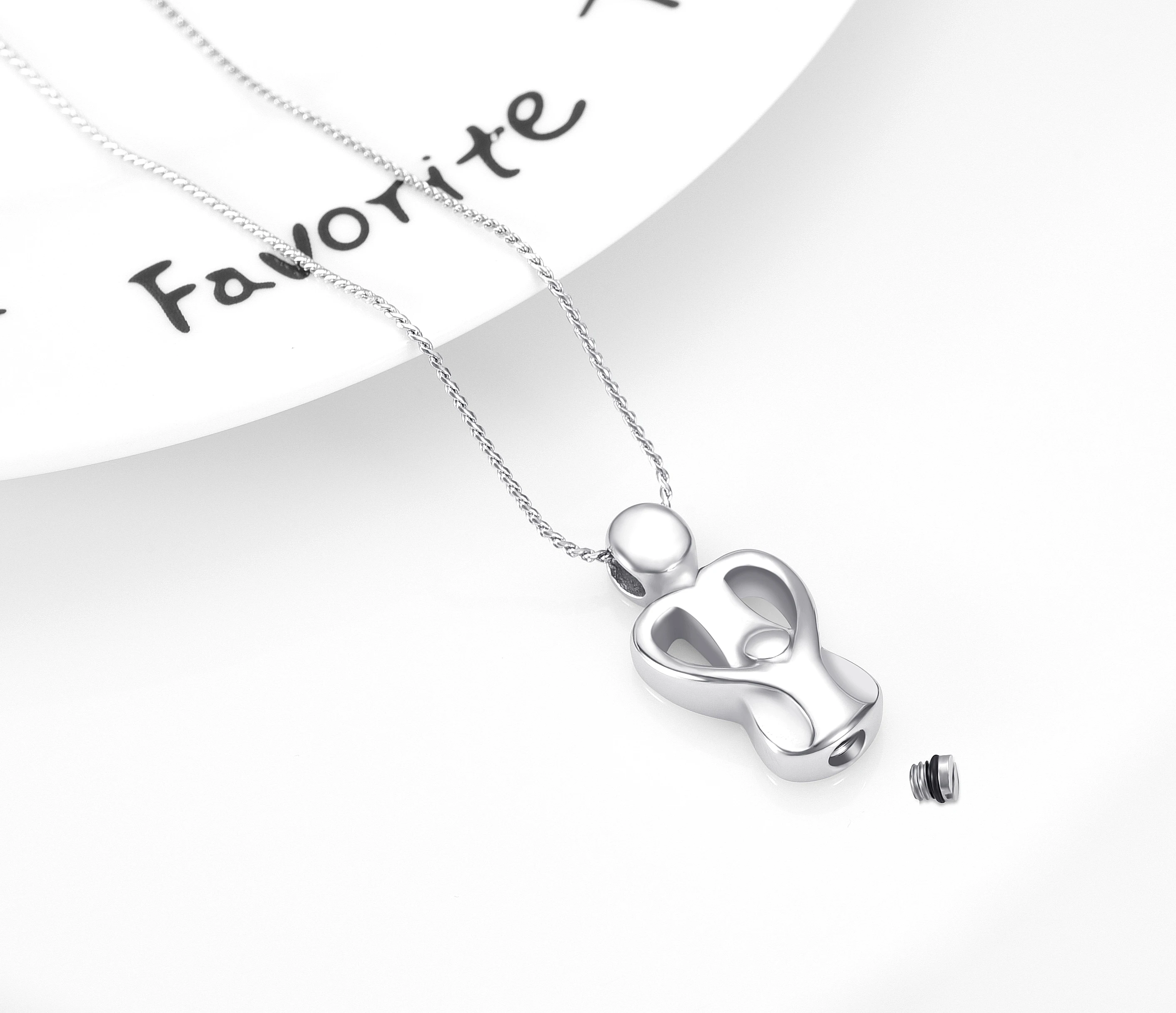 

Cremation Urn Necklace for Memorial Locket Ashes Holder Urn Jewelry Keepsake Pendant for Women Men