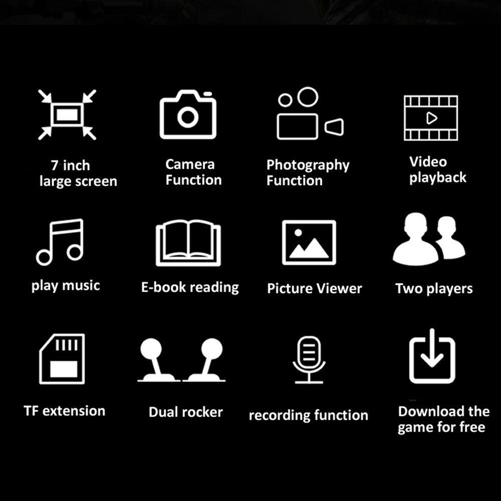 X40 игровой плеер 7 дюймов портативный многофункциональный двойной игроков