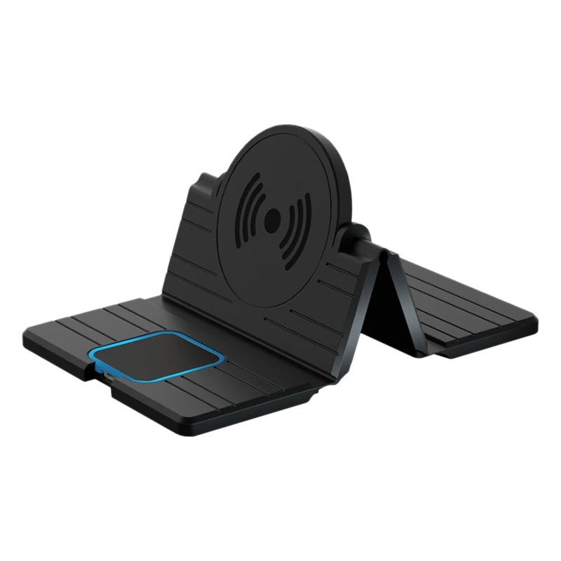 15 Вт Qi Беспроводное зарядное устройство для зарядки складной силиконовый