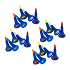 20 шт. 42 мм резиновой верхушкой Ти для гольфа разные цвета прочный легкий