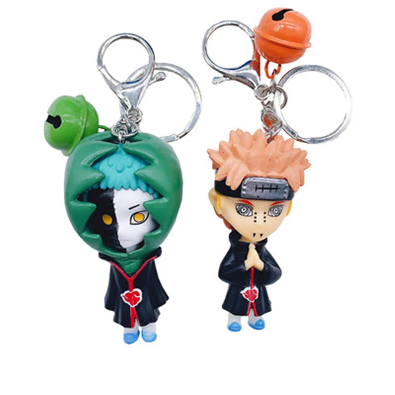 

Naruto Xiao team key ring lovers car creative bag pendant 11 shadow shadow of fire around hand-made key ring doll