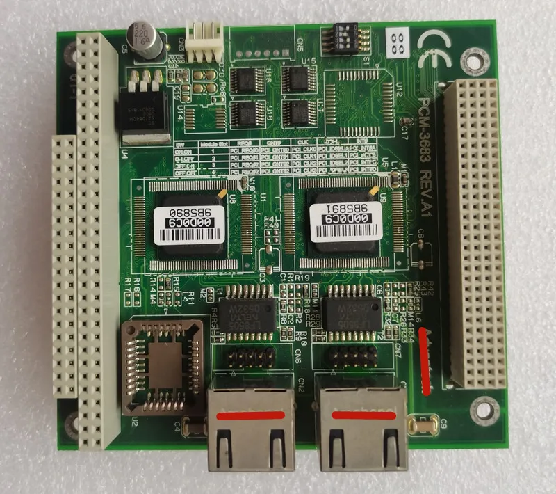 

PCM-3663 REV.A Embedded PC/104+Dual Ethernet Module