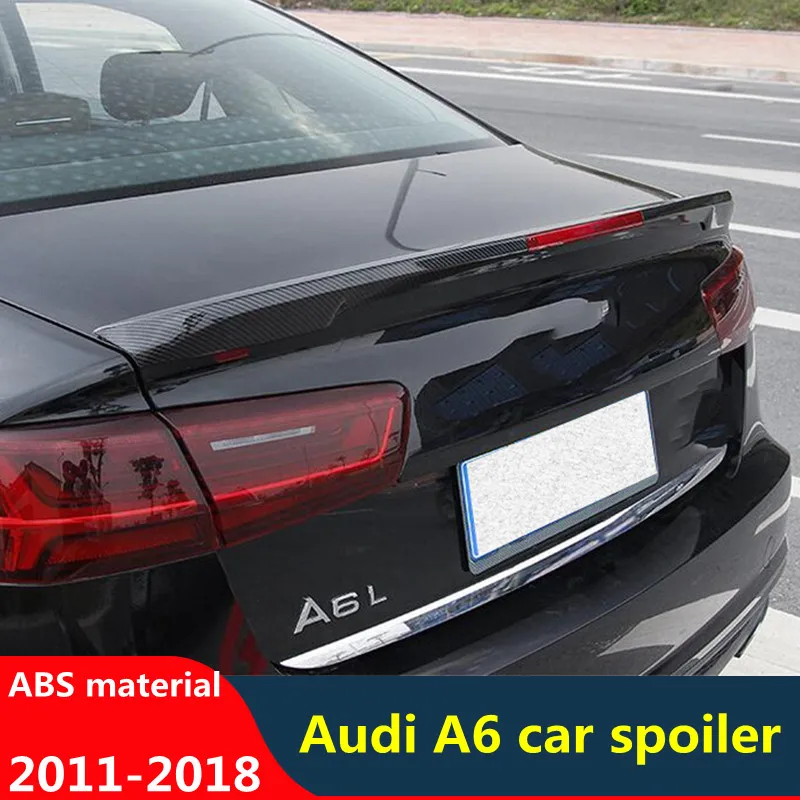 

CEYUSOT аксессуары, новый спойлер Audi A6 C7 2011-18, высококачественный материал ABS, автомобильный спойлер для багажника, крыльев губ, хвостовой спойл...