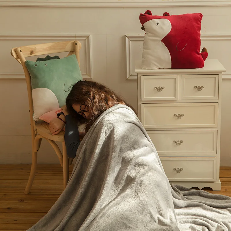 35cm Cushion Blanket square Dinosaur Pig Pillow With Bedroom sofa chair cushion sleeping pillow home decoration birthday | Дом и сад