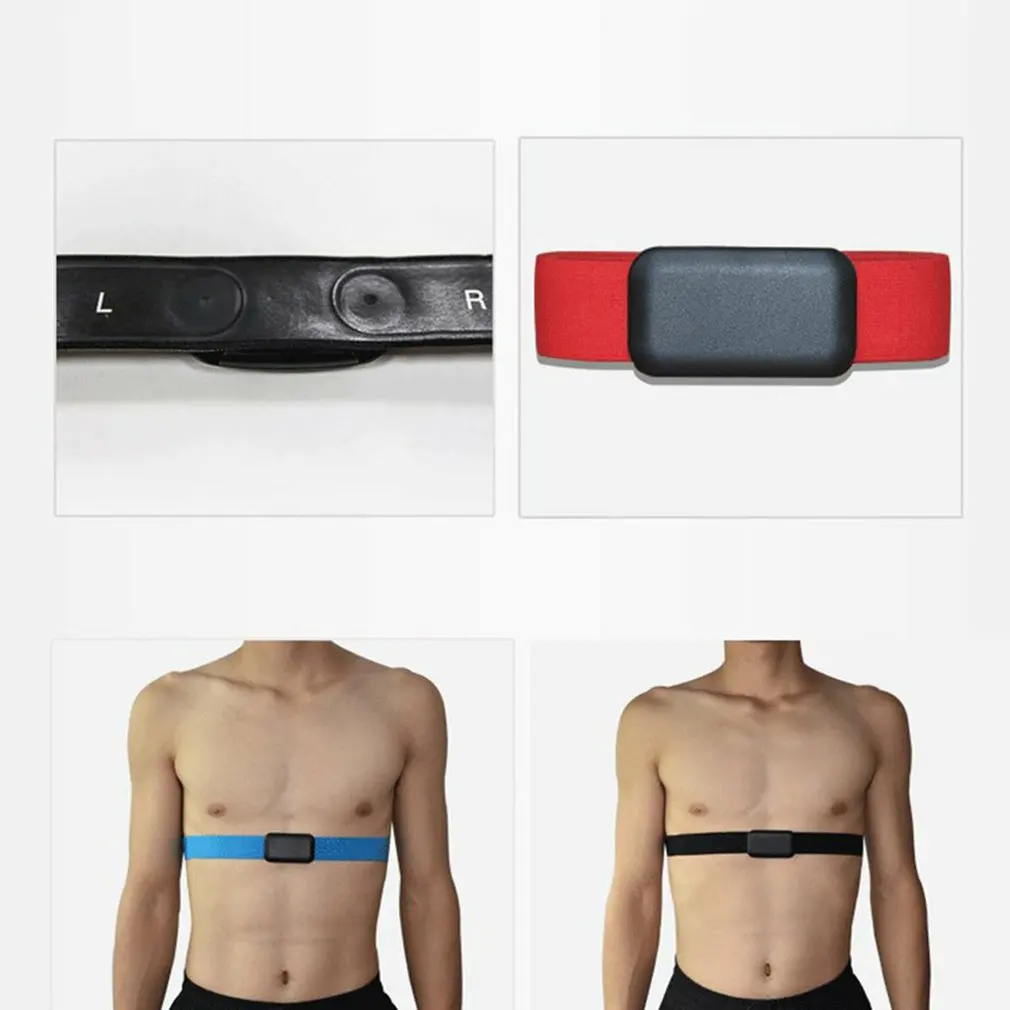 

Heart Rate Monitor Waterproof Sports Running Sensor with Chest Strap Adjustable Fitness Sensor Compatible Belt