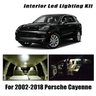 Для Porsche Cayenne 2 958 92A 9PA 955 2002-2018 автомобиля светодиодный Интерьер Карта Купол Магистральные косметическое зеркало светильник комплект лампочки Canbus