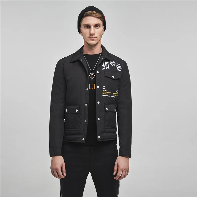 Высококачественная Мужская куртка однотонная в британском стиле новая модная