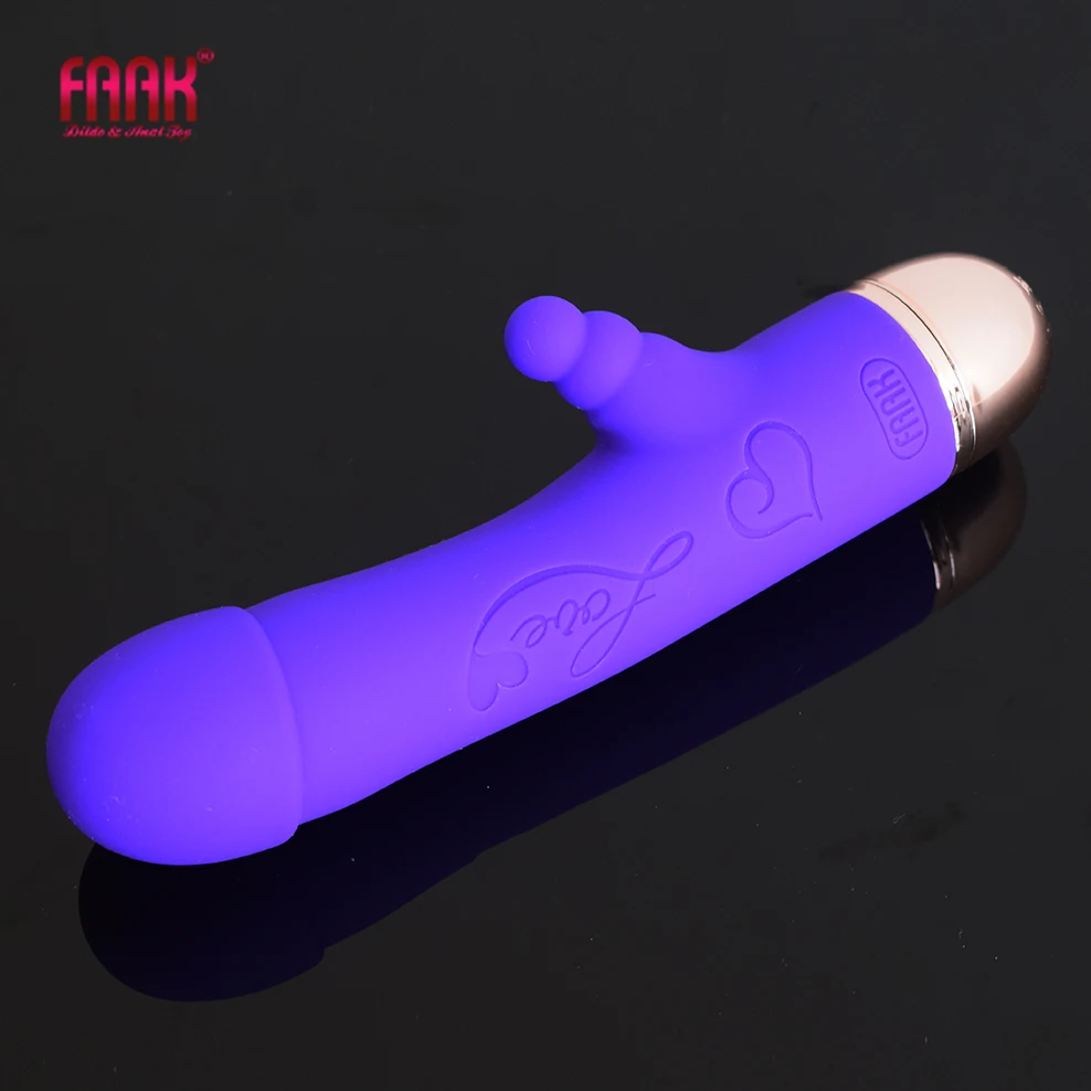 FAAK силиконовая палочка вибратор Стимуляция клитора массаж простаты s-spot