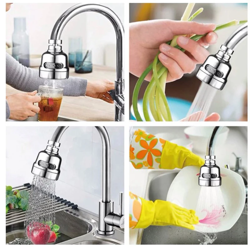 

Насадка-распылитель для кухонного крана с поворотом на 360 градусов