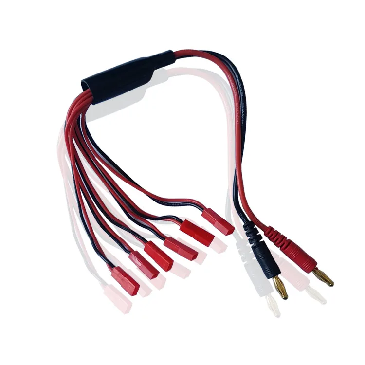 1pcs 4.0mm banana connector plug 4mm to 6 JST female head connecting line cable 30CM For Imax B6 B6AC Charger | Электроника