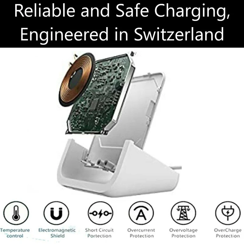 

Qi Wireless Charger Pad Dock Fast Charging For Mobile Cell Smart Phone Stand Multifunctional Wireless Charging Pad Holder