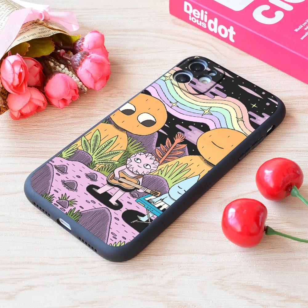

For iPhone Spectrum Print Soft Matt Apple Case