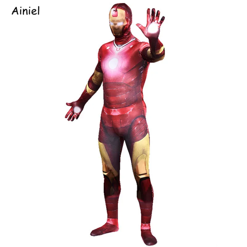 Костюм для косплея из фильма Железный человек 3 Тони Сарк Старка лайкра взрослые
