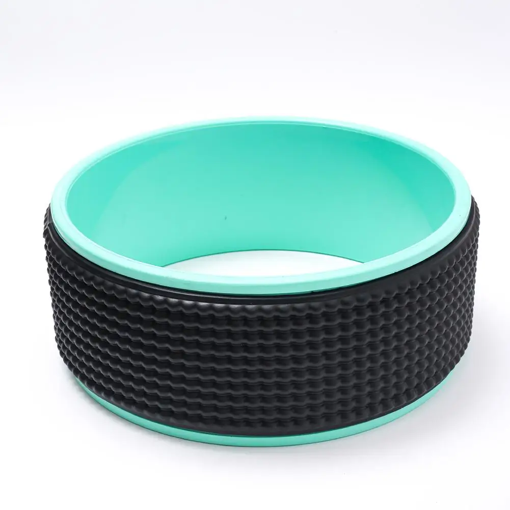 Массажное колесо для йоги полипропиленовое роликовое расслабления мышц спины