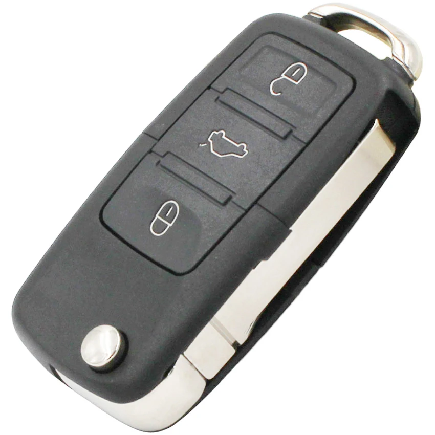 2 кнопки 3 раскладной чехол для ключа Volkswagen Bora Seat Passat Polo Skoda Octavia (большая позиция