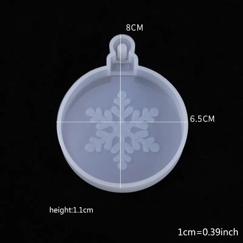 

Christmas decoration christmas tree snowflakes silicone mold DIY Crafts Jewelry Making Tool