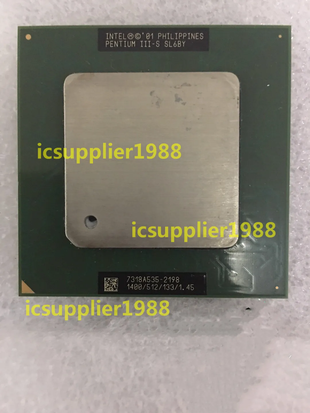 CPU usada de buena calidad, PIII-S, 1400Mhz, 1,4 Ghz, 512K, SL5XL o SL6BY, 1,4G, 1400/512K/133/1.45, 370"-3