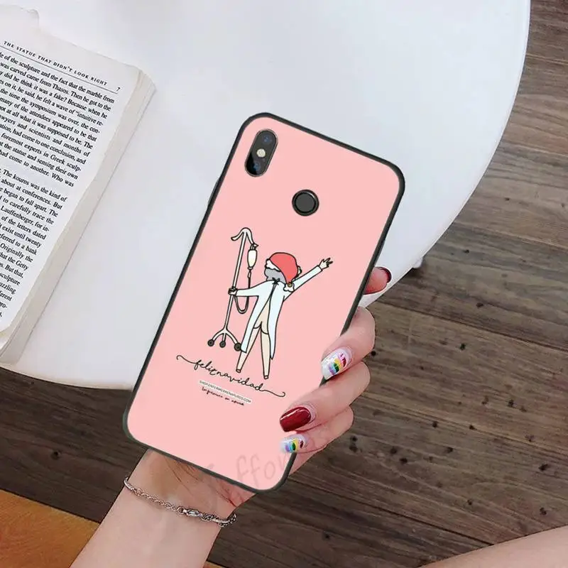 

Spain Cartoon doctor nurse Phone Case For Xiaomi Redmi 7 8 9t a3 9se k20 mi8 max3 lite 9 note 9s 10 pro