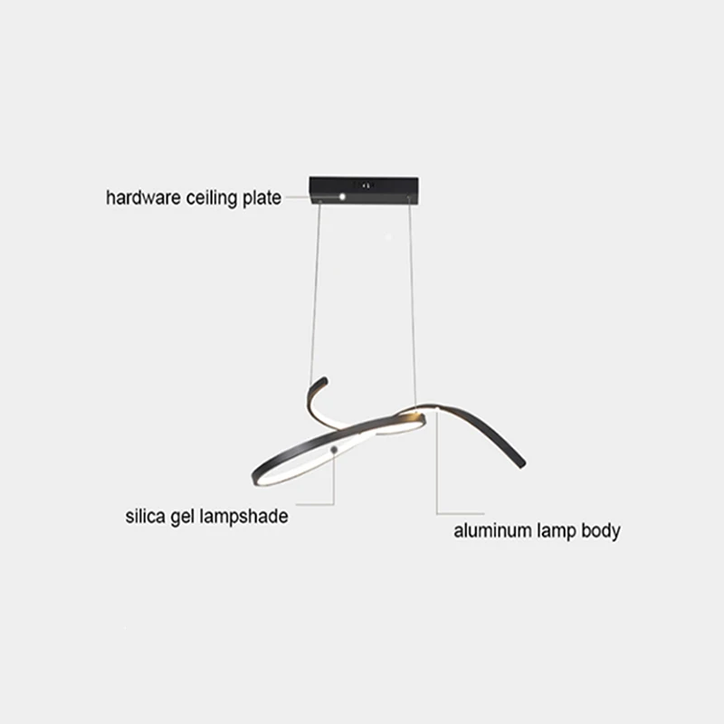 Светодиодные подвесные светильники Современный художественный подвесной