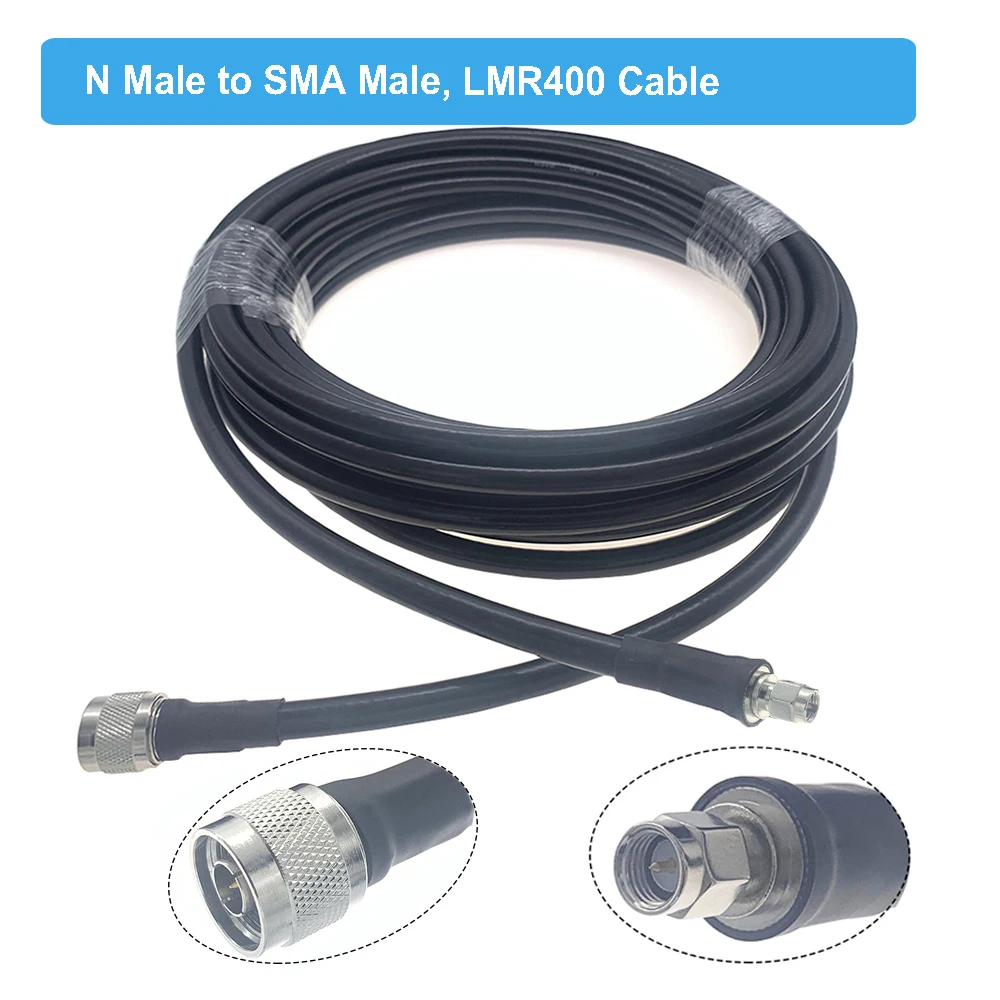 

LMR400 Pigtail N Female to RP-SMA Female 50 Ohm RF Extension Cable Jumper for 4G LTE Cellular Amplifier Phone Signal Booster