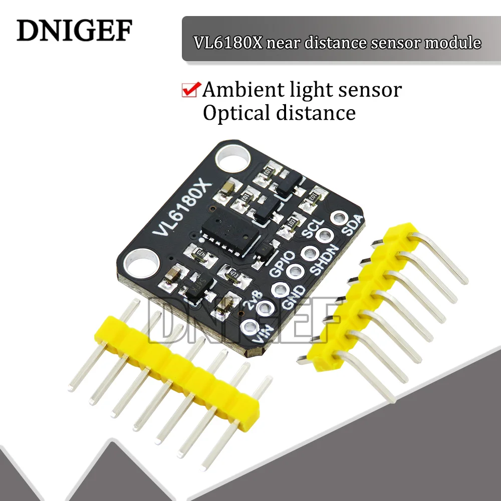 Оптический датчик дальности VL6180X модуль для Arduino I2C интерфейс 3 В 5 ИК-излучатель TOF
