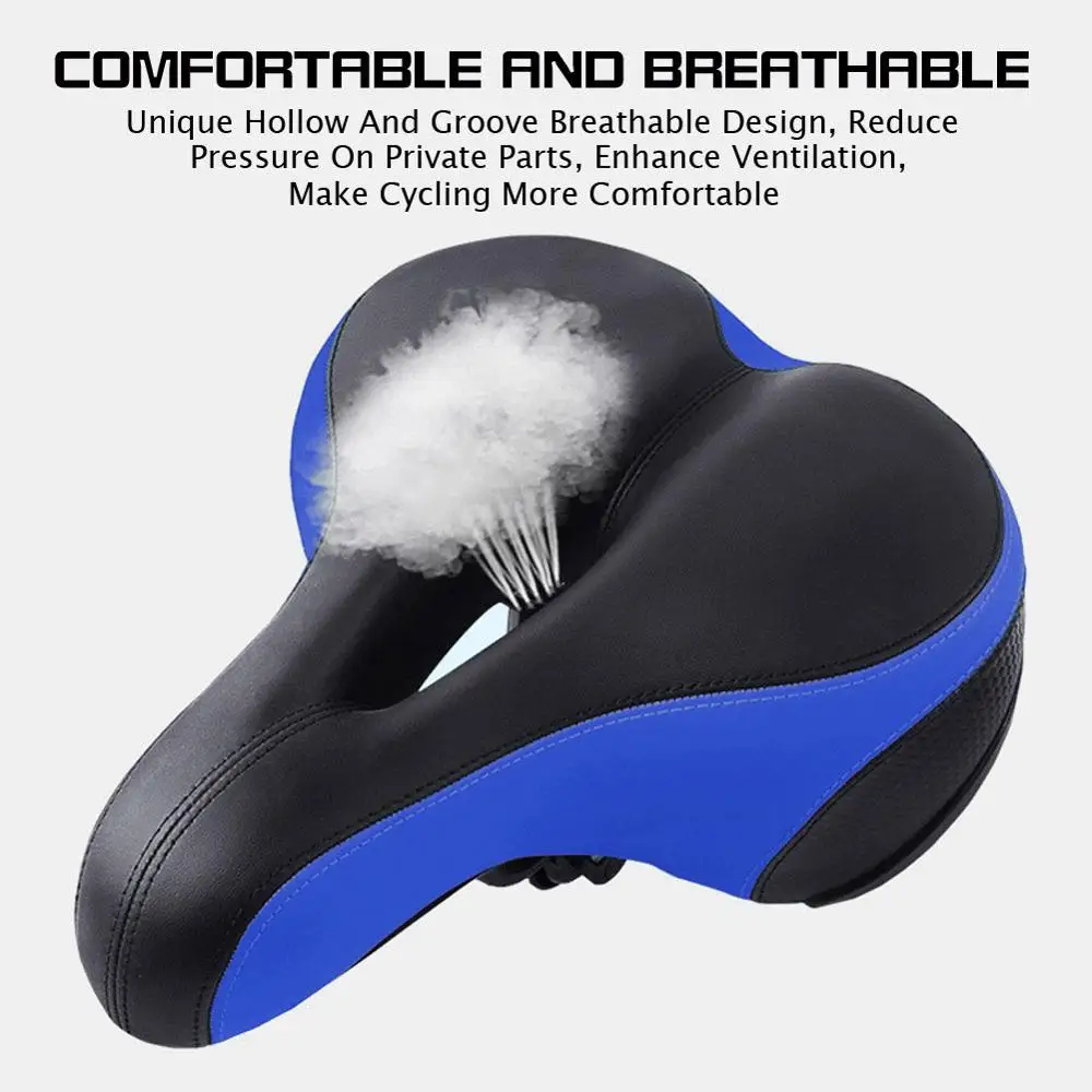 Сверхмощное седло для велосипеда с большой задницей гелевое горного и дорожного