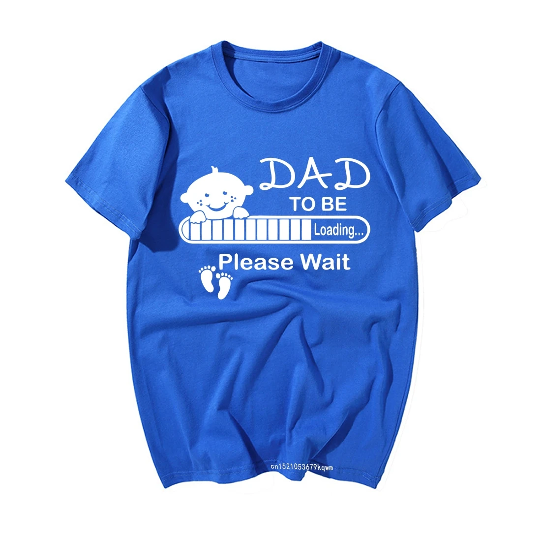 Футболки с надписями для взрослых Dad To Be Funny alibing Baby Loading Camisas Hombre одежда рубашка