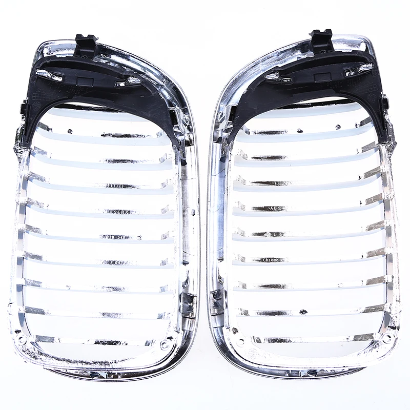 Автомобильная решетка POSSBAY сменный хромированный серебристый гриль для BMW 3 Series E46