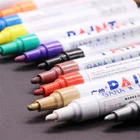 Цветная Водонепроницаемая ручка, протектор автомобильной шины, металлический перманентные маркер-краски, граффити, фломастер на масляной основе marcador caneta, Канцтовары