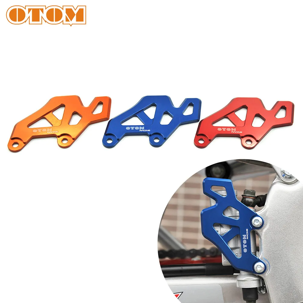 

OTOM Motorcycle Rear Brake Front Pump Protection Cover Brakes Caliper Bracket Adapter Cap Guard For KAYO T4 K6 GUIZUN MX4 BOSUER