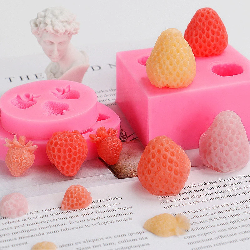 3D фруктовая клубника с шоколадом Желейный инструмент для изготовления тортов