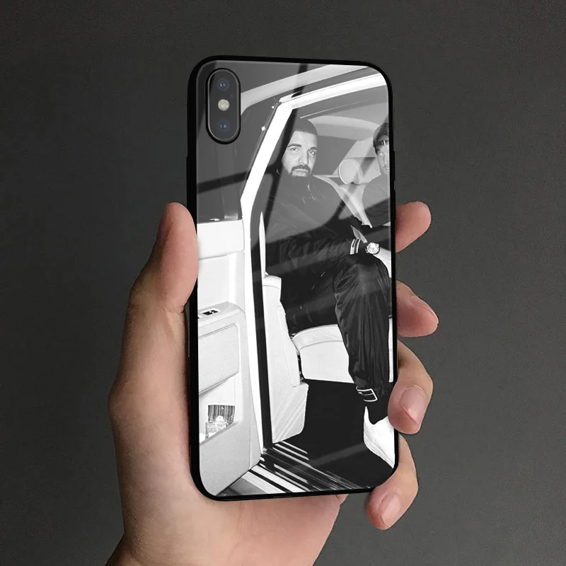 Чехол для телефона DRAKE RAPPER hiphop Coque, мягкий силиконовый стеклянный чехол для Apple iPhone 6 6s 7 8 Plus X XR XS 11 Pro MAX - Цвет: DRAKEA 5