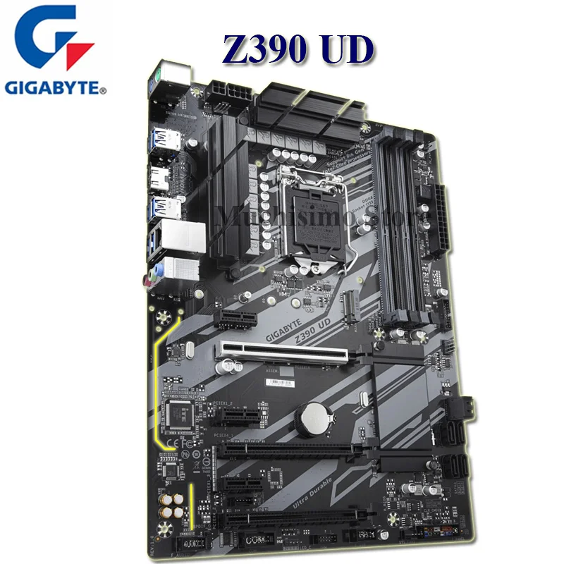 Материнская плата LGA 1151 Z390 UD i9 поколение 9 i7 i5 i3 DDR4 64 ГБ M.2 PCI-E 3 0 HDMI-совместимая