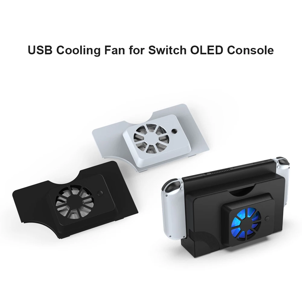 

USB Type C Cooling Fan Holder Stand for Nintendo Switch OLED Console Game Joystick Heat Sink Cooler Radiator Base Accessories