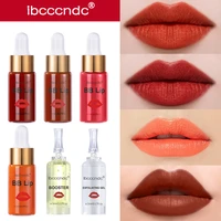 korean 10 vials 5ml bb lips glow ampoule serum starter kit lip gloss bb cream pigment for lip coloring moisturizing microneedle