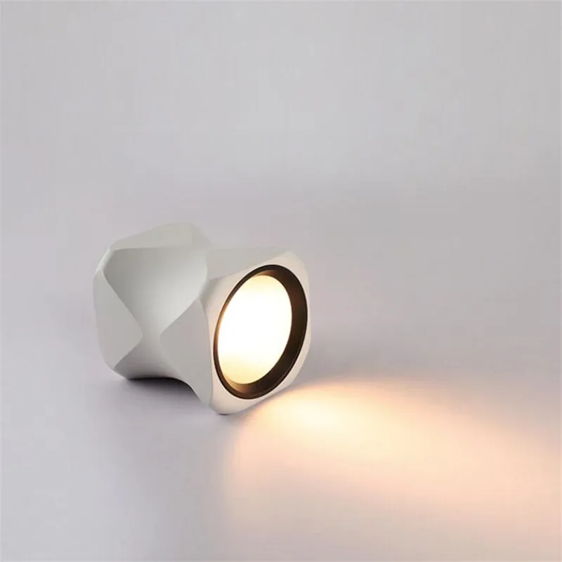 Новый модный скандинавский Черный Белый настенный потолочный светильник COB