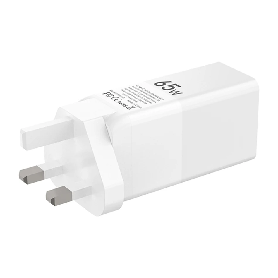 URVNS 65 Вт быстрое зарядное устройство (двойной порт USB C PD 3 0 и A) с ганом быстрая