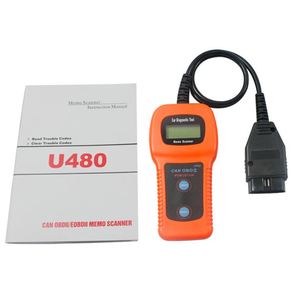 Считыватель кодов U480 CAN OBD2 диагностический инструмент для устранения проблем U 480
