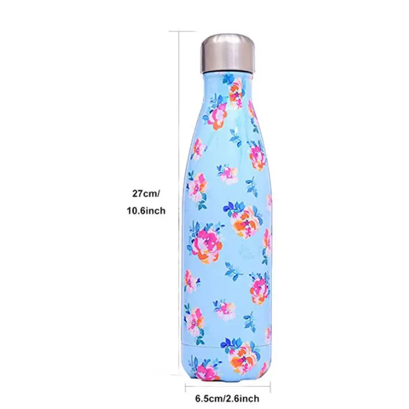 

500ml Insulated Bottle Outdoor Sports Water Cup Stainless Steel Drink Bottles G99D