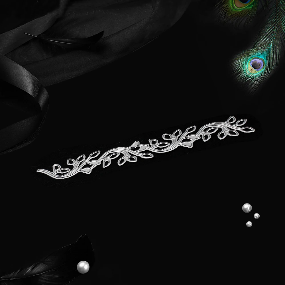 Металлические режущие штампы для декора кружевных листьев Трафаретный