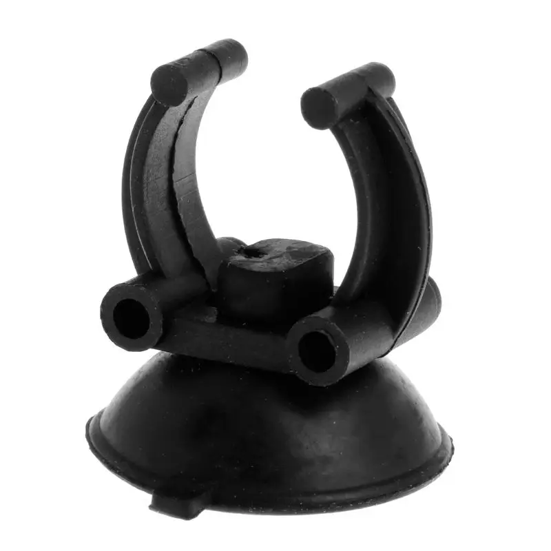 1 шт. черный зажим с присоской для аквариума нагреватель трубки тропический душ